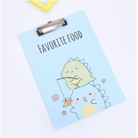 A4 folder board multi-function cartoon thickened cardboard clip file board clip learning stationery writing pad