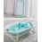 Warm baby bathtub folding for newborn household large toddlers can sit and lie down supplies for newborn children Bathtub