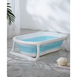 Warm baby bathtub folding for newborn household large toddlers can sit and lie down supplies for newborn children  Bathtub