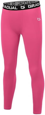 Boys' quick dry compression tights, pink