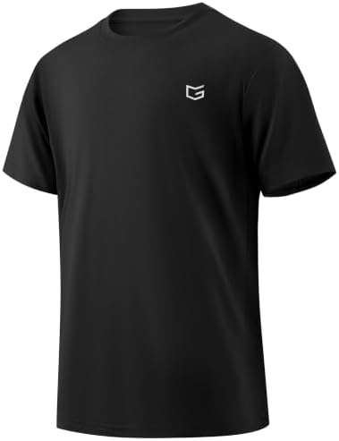 Boys' UPF 50+ rash guard tee, black