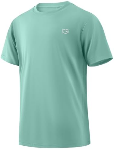 Boys' UPF 50+ rash guard tee, jasmine green