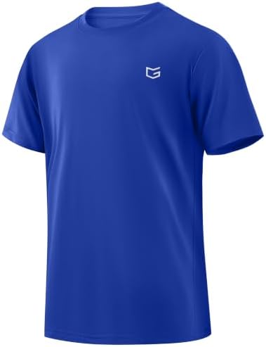 Boys' UPF 50+ rash guard tee, royal blue