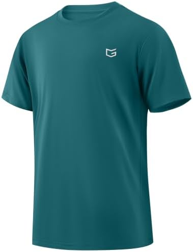 Boys' UPF 50+ rash guard tee, teal