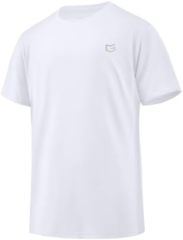 Boys' UPF 50+ rash guard tee, white