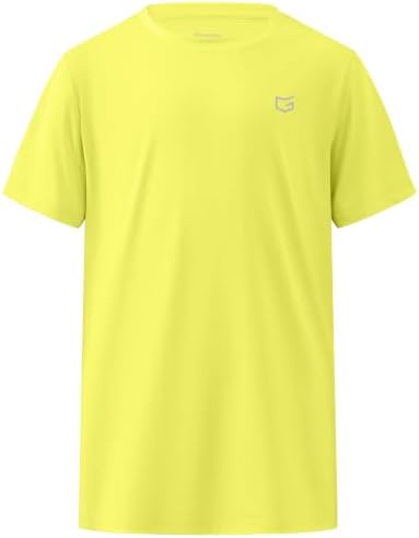 Boys' UPF 50+ rash guard tee, yellow