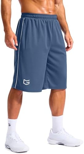 Men's 12" basketball shorts, dusty blue