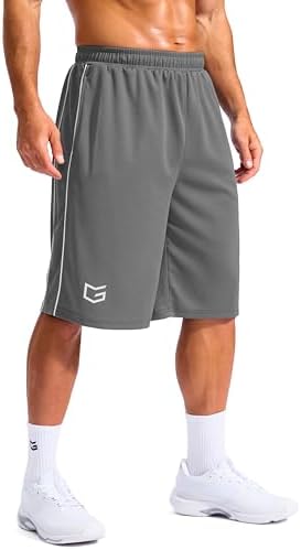 Men's 12" basketball shorts, steel