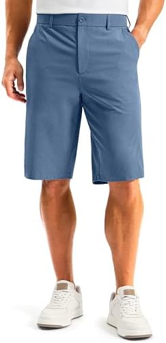 Men's 12" golf shorts, four pockets, slate blue