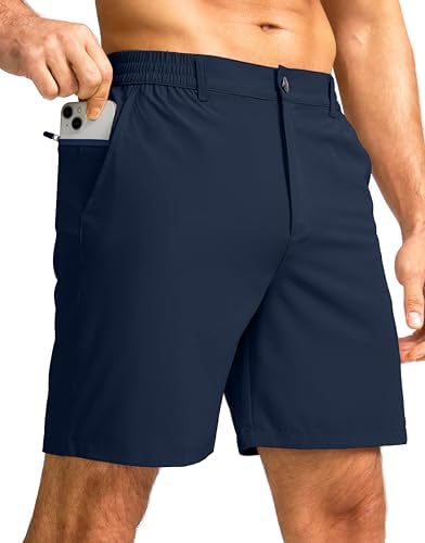 Men's 7" casual golf shorts, navy
