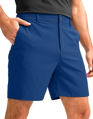 Men's 7" casual golf shorts, royal blue