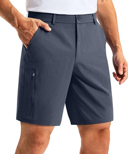 Men's 7" golf dress shorts, dark navy