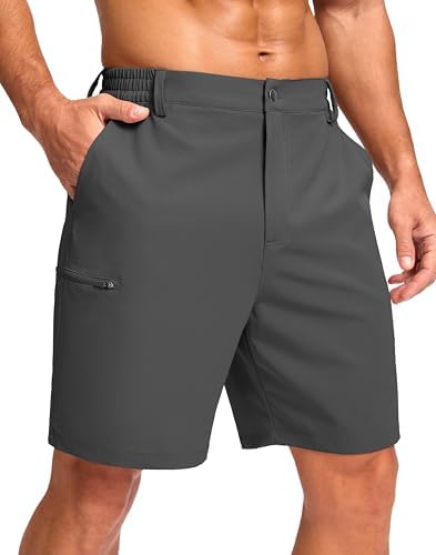 Men's 7" hiking golf shorts, charcoal
