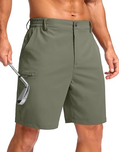 Men's 7" hiking golf shorts, grey sage