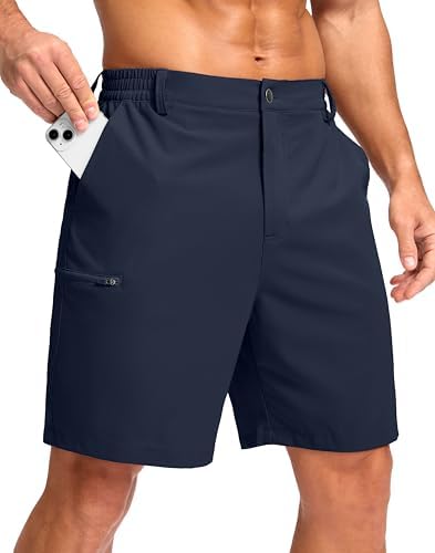 Men's 7" hiking golf shorts, navy