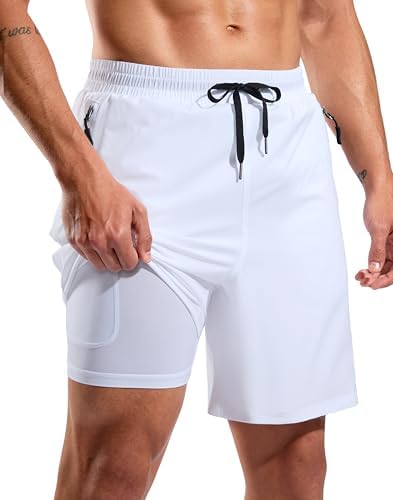 Men's 7" swim trunks with liner
