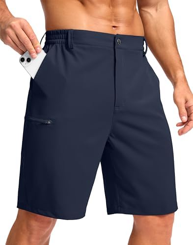 Men's 9" hiking golf shorts, navy