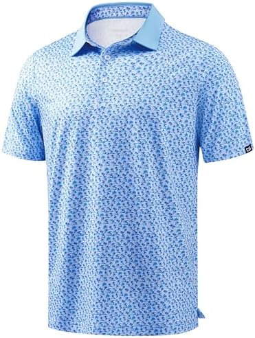 Men's dry fit golf polo, coconut tree