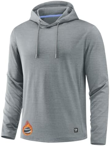 Men's fleece golf hoodie, grey sage heather