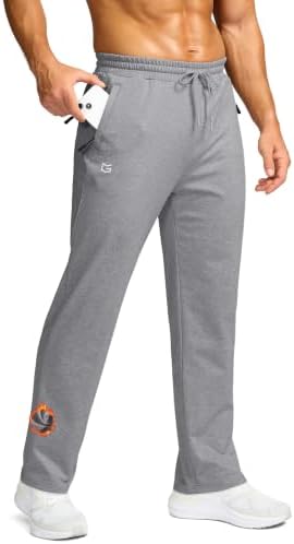 Men's fleece-lined hiking pants, grey heather