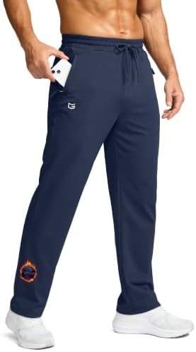 Men's fleece-lined hiking pants, navy