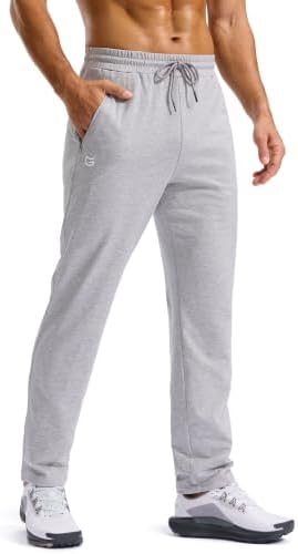 Men's fleece-lined winter pants, heather medium grey