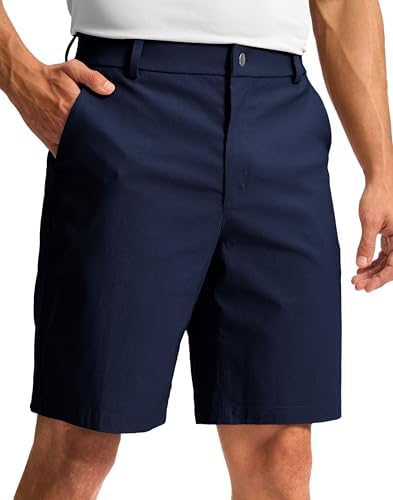 Men's golf dress shorts, three inseams, navy