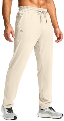 Men's gym sweatpants with pockets, trench