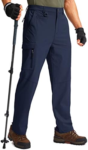 Men's hiking cargo pants, dark blue