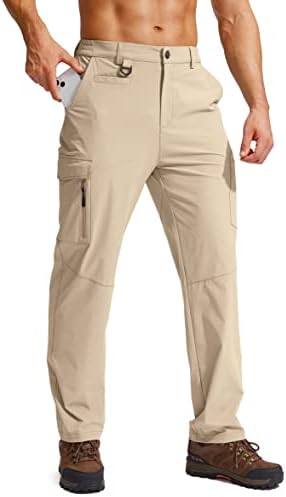 Men's hiking cargo pants, khaki