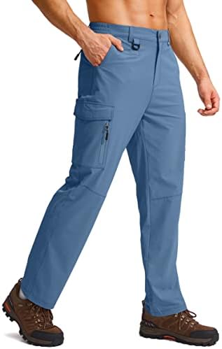 Men's hiking cargo pants, light blue