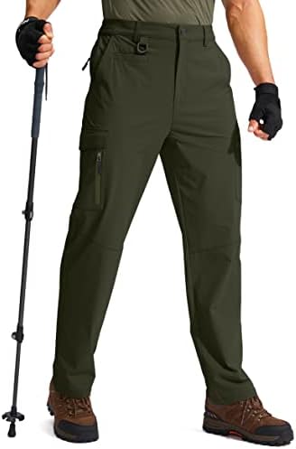 Men's hiking cargo pants, olive