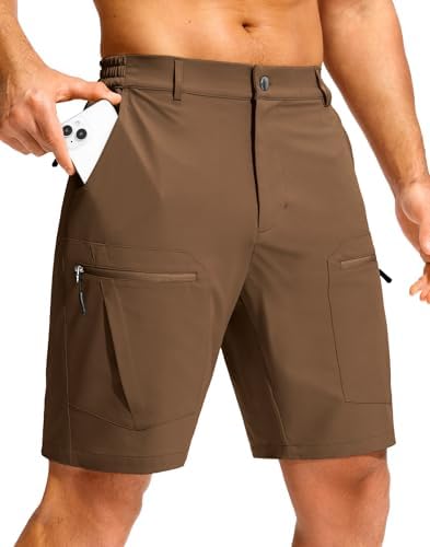Men's hiking cargo shorts, bown