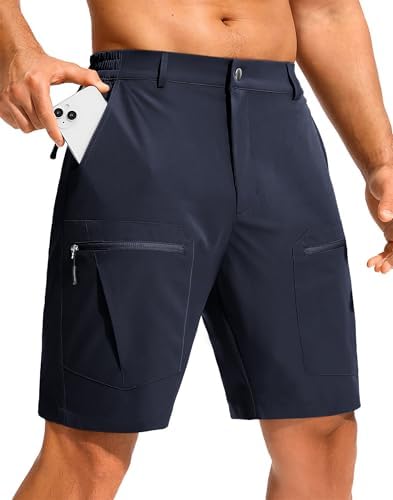 Men's hiking cargo shorts, navy