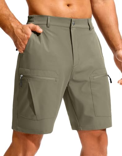 Men's hiking cargo shorts, sage