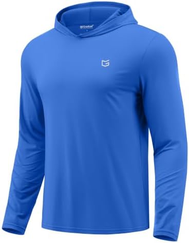 Men's lightweight athletic hoodie, blue