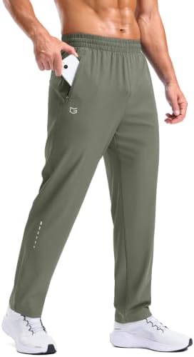 Men's lightweight athletic pants, sage