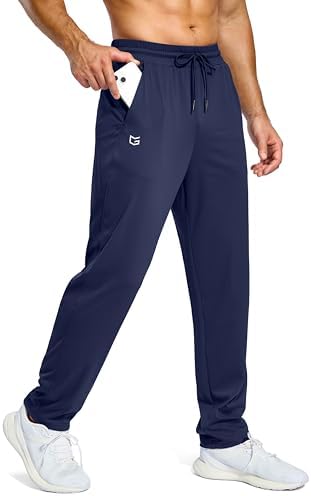 Men's lightweight track pants, navy
