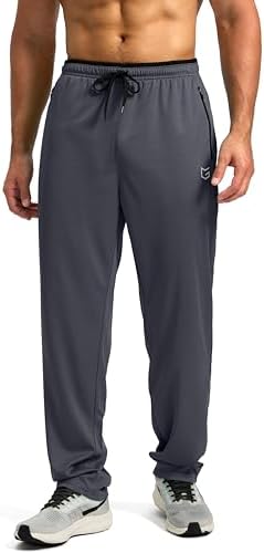 Men's mesh lightweight sweatpants, 02-grey