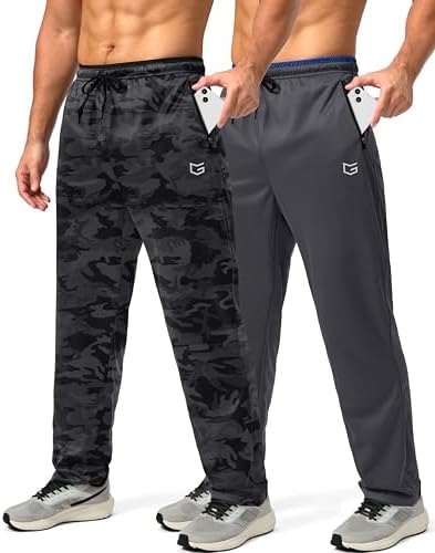 Men's mesh lightweight sweatpants, 2psc: blackcamo / 01grey