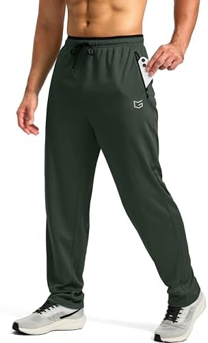 Men's mesh lightweight sweatpants, army green