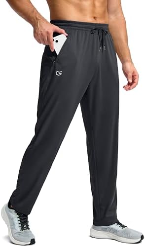 Men's mesh lightweight sweatpants, dark grey