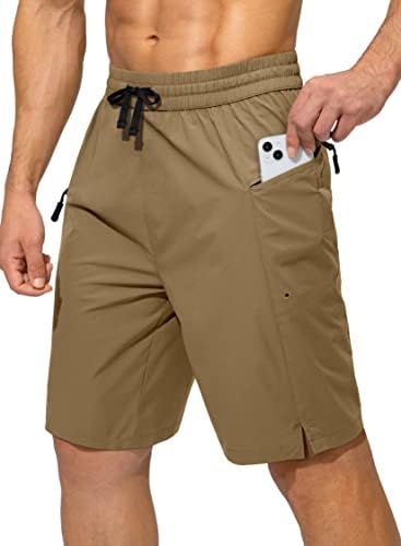 Men's quick dry board shorts, dark khaki