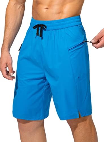 Men's quick dry board shorts, lake blue