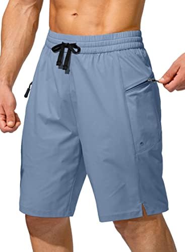Men's quick dry board shorts, light blue