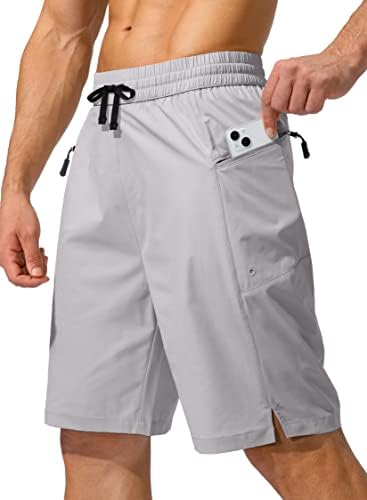 Men's quick dry board shorts, light grey