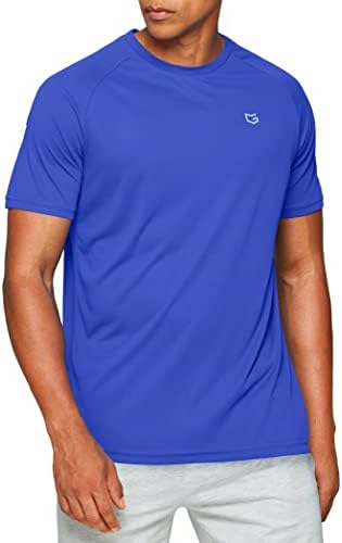 Men's quick dry gym tee, 1-pack blue