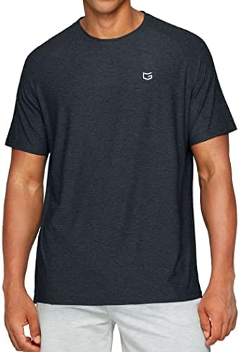 Men's quick dry gym tee, 1-pack heather carbon