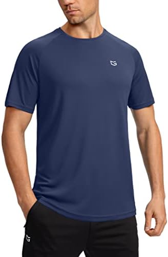Men's quick dry gym tee, 1-pack navy