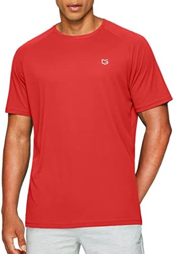 Men's quick dry gym tee, 1-pack red